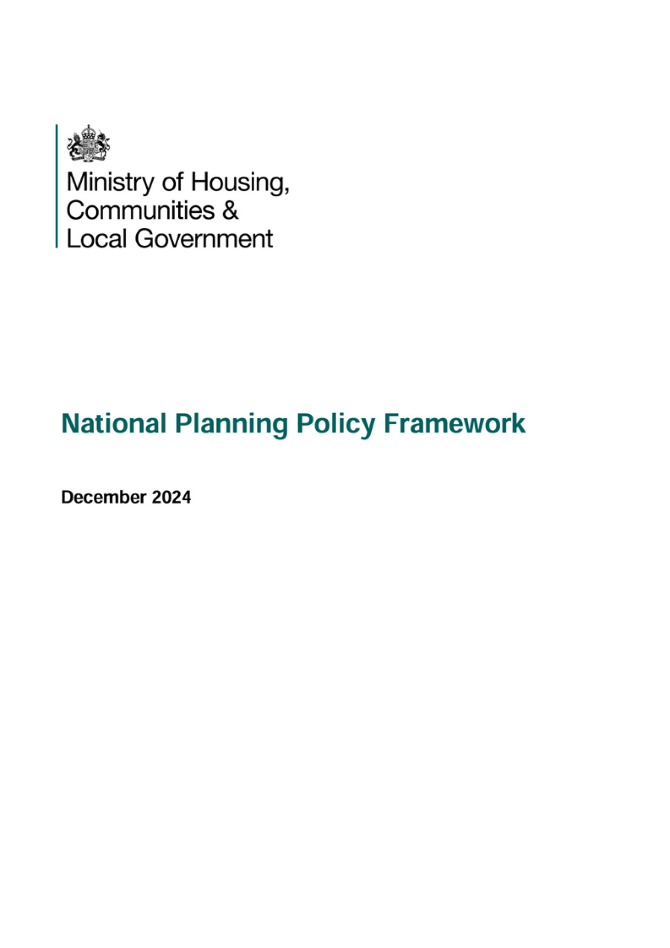 The NPPF has increased Oadby and Wigston Borough’s housing targets from 240 to 389 new homes per year