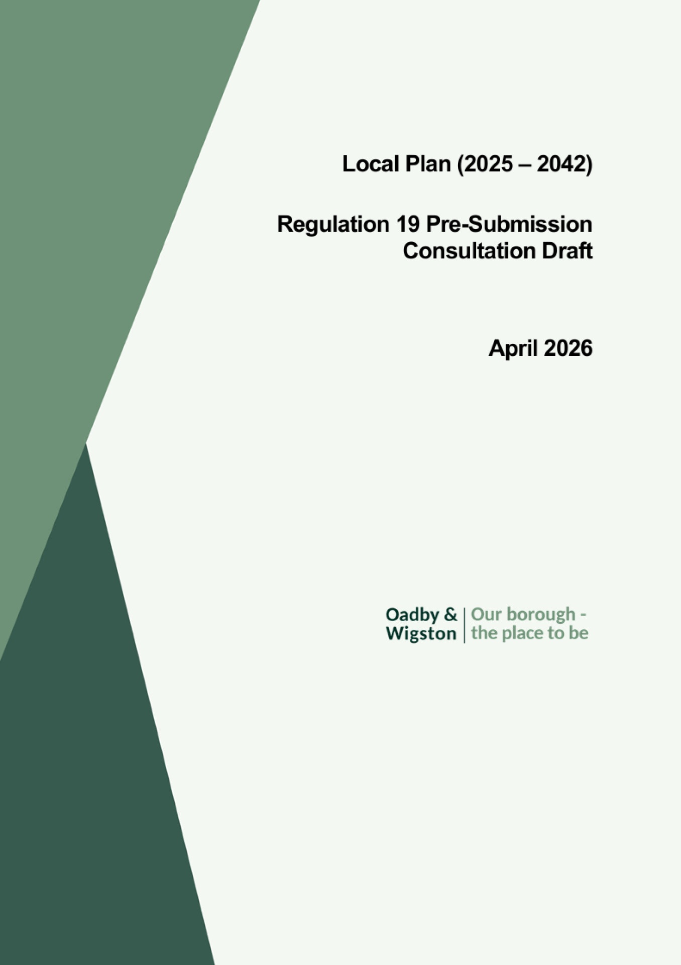 The site is identified for residential development under Allocation Policy 3 of the Regulation 19 draft of Oadby and Wigston’s emerging new Local Plan